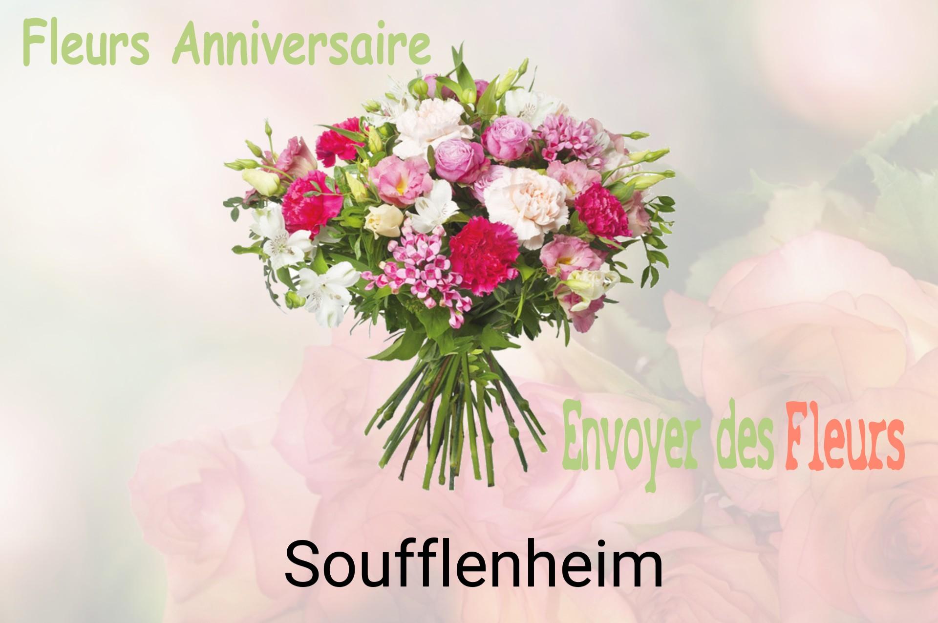 Bouquet de fleurs d’anniversaire livré à Soufflenheim
